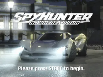 SpyHunter Nowhere To Run (USA) screen shot title